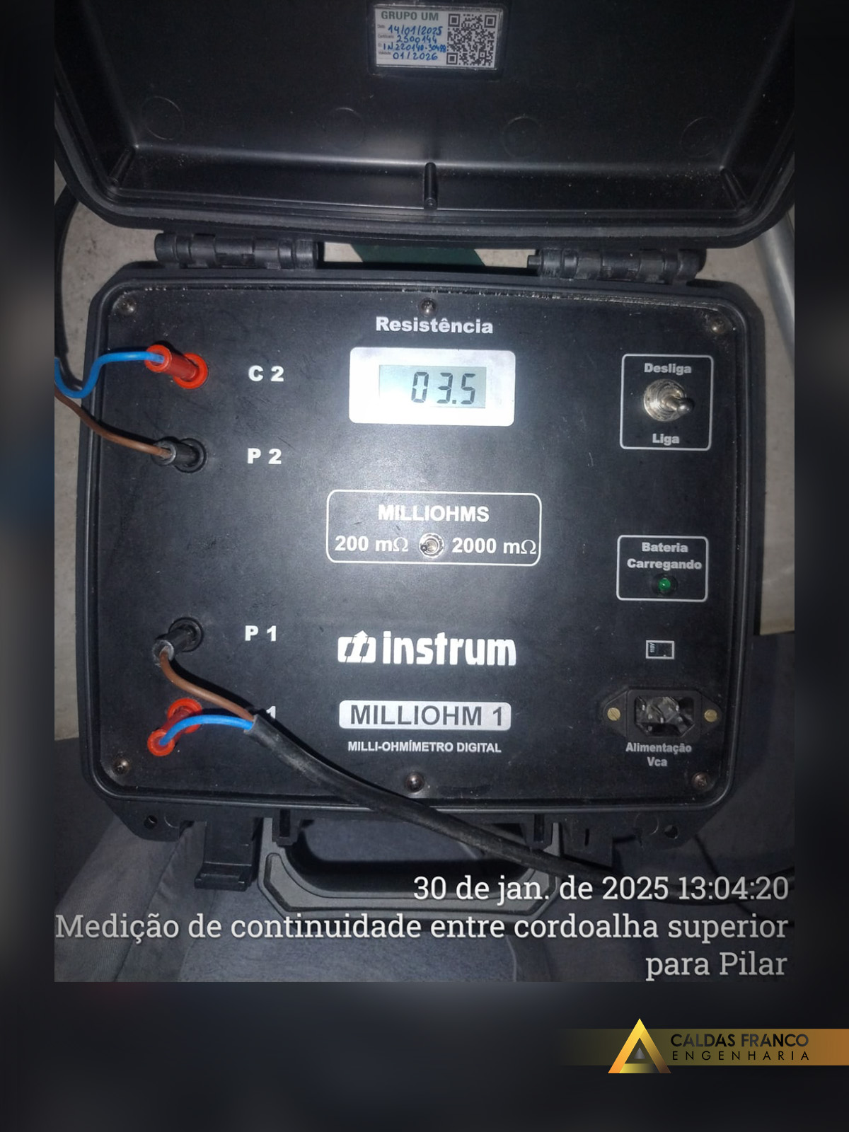 Caldas Franco Engenharia - Aqua Rio - Aterramento 05